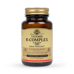 Image 1 for Vitamin B-Complex "50" High Potency 50 Vegi Capsules