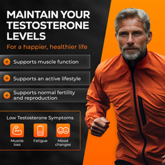 Image 2 for 4Him Testobalance Testosterone Supplements For Men 60 Vegan Tablets