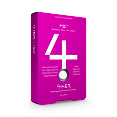 Image 1 for 4Her Hair Supplements For Women 60 Vegan Tablets