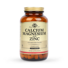 Image 1 for Calcium Magnesium plus Zinc 250 Tablets