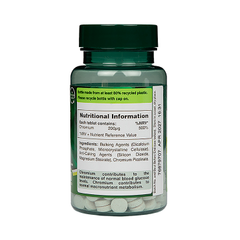 Image 2 for Chromium Picolinate 100 Tablets 200ug