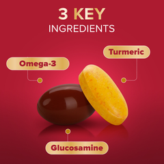 Image 5 for Jointcare Turmeric With Glucosamine, Omega-3 And Turmeric 30 Day Duo Pack (30+30)