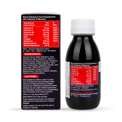 Image 2 for Extra Defence Black Elderberry Liquid 120ml
