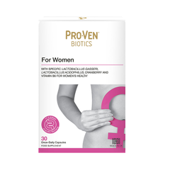 Image 1 for Pro-ven Biotics Women’s Lactobacillus With Cranberry 30 Capsules