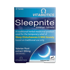 Image 1 for Sleepnite Valerian 30 Tablets