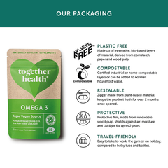 Image 3 for Together Natural Algae DHA Omega 3 30 Softgels