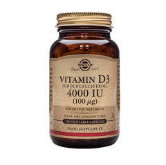 Image 1 for Vitamin D3 4000IU 120 Vegetable Capsules