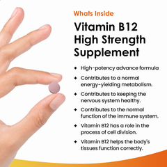Image 2 for Vitamin B12 120 Tablets