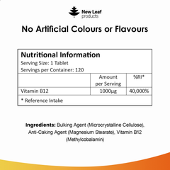 Image 3 for Vitamin B12 120 Tablets