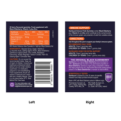 Image 2 for Immuno Forte Black Elderberry 30 Gummies