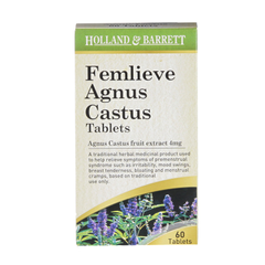 Image 1 for Femlieve Agnus Castus 4mg 60 Tablets