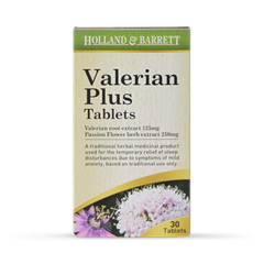 Image 1 for Valerian Plus 30 Tablets