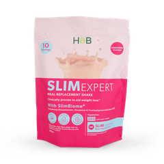 Image 1 for Holland & Barrett SlimExpert Meal Replacement Shake Strawberry Flavour 520g