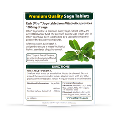 Image 2 for Ultra Sage 1000mg 30 Tablets
