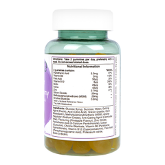 Image 2 for Skin Hair And Nails Vegan Pineapple Flavour  60 Gummies