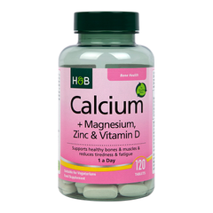 Image 1 for Calcium Magnesium Vitamin D & Zinc 120 Tablets