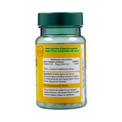 Image 3 for Vitamin D3 400 I.U. 10ug 120 Tablets