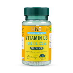 Image 1 for Vitamin D3 1000 I.U 25ug 240 Tablets
