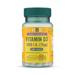 Image 1 for Vitamin D 3000 I.U. 75ug 120 Tablets