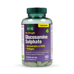 Image 1 for Max Strength Glucosamine & Chondroitin 180 Tablets