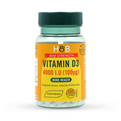 Image 1 for Vitamin D3 4000 I.U. 100ug 120 Tablets