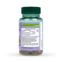Image 3 for Black Seed Oil +Vit D 60 Capsules