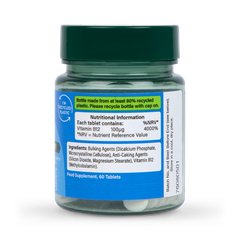 Image 2 for Vitamin B12 100ug 60 Tablets