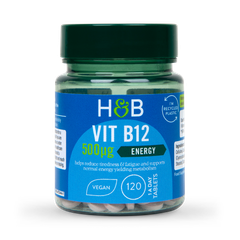 Image 1 for Vitamin B12 + Cyanacobalamin 500ug 120 Tablets