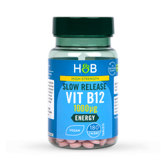 Image 1 for High Strength Slow Release Vitamin B12 1000ug 180 Tablets