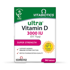 Image 1 for Ultra Vitamin D 3000IU 96 Tablets