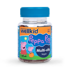 Image 1 for Wellkid Peppa Pig Multi-Vitamin Strawberry Flavour 30 Jellies