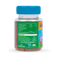 Image 3 for Wellkid Peppa Pig Omega 3 Orange Flavour 30 Jellies