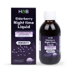 Image 1 for Elderberry Night time with Vitamin C&D, Zinc & Chamomile 200ml Liquid