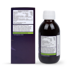 Image 3 for Elderberry Night time with Vitamin C&D, Zinc & Chamomile 200ml Liquid