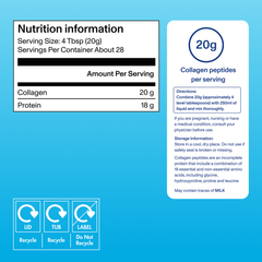 Image 2 for Collagen Peptides Unflavoured 567g