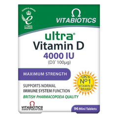 Image 1 for Ultra Vitamin D3 4000IU 96 Tablets