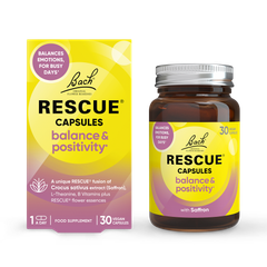 Image 1 for Bach RESCUE Balance & Positivity 30 Vegan Capsules