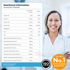 Image 3 for Perimenopause Multi Nutrient Supplement 60 Capsules