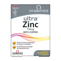 Image 1 for Ultra Zinc 15mg with Copper 60 Tablets