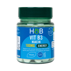 Image 1 for Vitamin B3 + Niacin 100mg 120 Tablets
