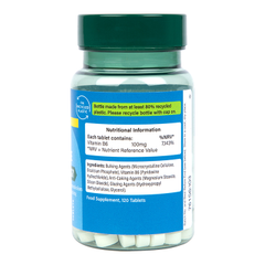 Image 2 for High Strength Vitamin B6 + Pyridoxine 100mg 120 Tablets
