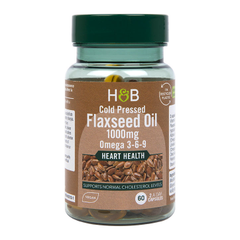 Image 1 for Vegan Flaxseed Triple Omega 3-6-9 Oil 60 Capsules