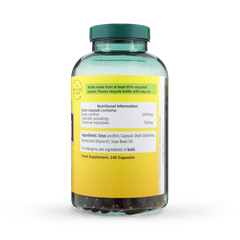Image 3 for Ultra Soya Lecithin 240 Capsules 1200mg