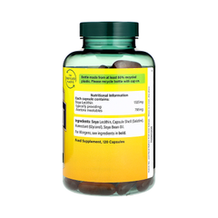 Image 2 for Mega Soya Lecithin Fat Emulsifier 120 Capsules 1325mg