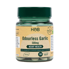 Image 1 for Enteric Coated Odourless Garlic 500mg 30 Tablets