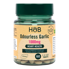 Image 1 for Enteric Coated Odourless Garlic 1000mg 60 Tablets