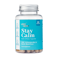 Image 1 for Stay Calm 300mg CBD Cold Press 60 Capsules