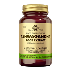 Image 1 for Ashwagandha Root Extract Vegetable 60 Capsules