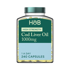 Image 1 for Pure Cod Liver Oil 1000mg 240 Capsules