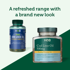 Image 5 for Pure Cod Liver Oil with Evening Primrose Oil 500mg 60 Capsules